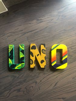 Safari UNO letters