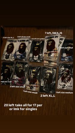 Bape shirts LMK bulk