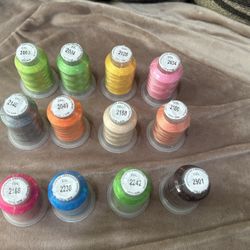 # 3 Embroidery Thread 12  Colors 