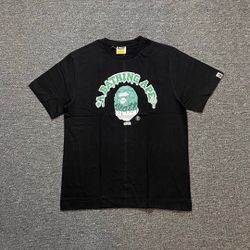Bape Black T-shirt 24ss New 