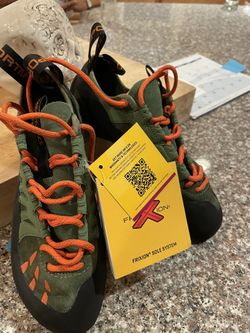 La Spotiva Tarantulace Climbing ShoesTurquoise Blie Womens 7.5 with Tags $55