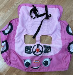 Little Tikes Princess Shopping Cart & High Chair Cover Baby Pink
