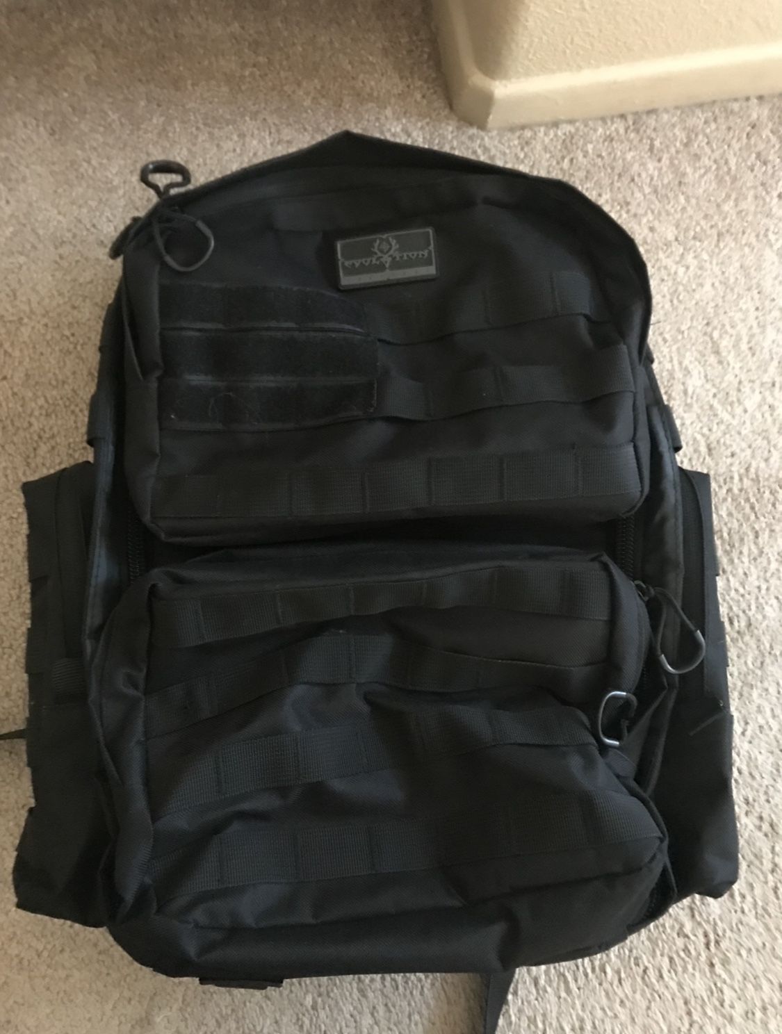Evolution Outdoor Design Tactical Backpack (Black)