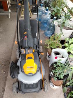 lawn mower and blower