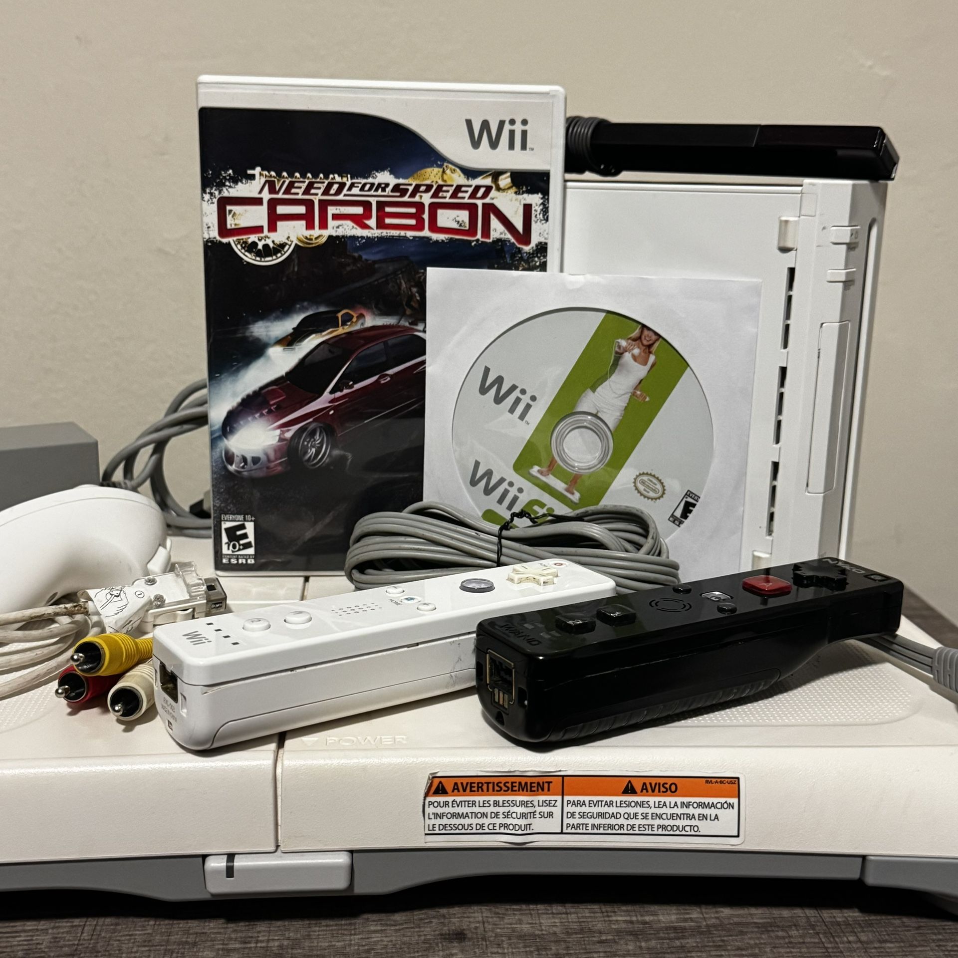 Nintendo Wii with games and accessories