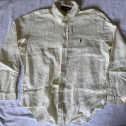Polo Ralph Lauren, Long-sleeved Shirt, 100% Linen, New w/tags, XL