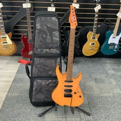Vola Guitars OZ 24 RV JAM J1 Charger Orange Gloss Electric Guitar With Gig bag 