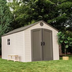 8 ft. x 12.5 ft. Resin Outdoor Storage 