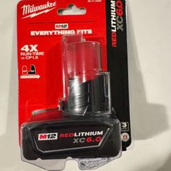 🔥 Genuine Milwaukee M12 XC 6.0 Battery 
