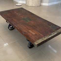 Vintage Ship Hatch Coffee Cocktail Table