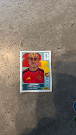 FiFa World Cup Lamine's card for Messi's