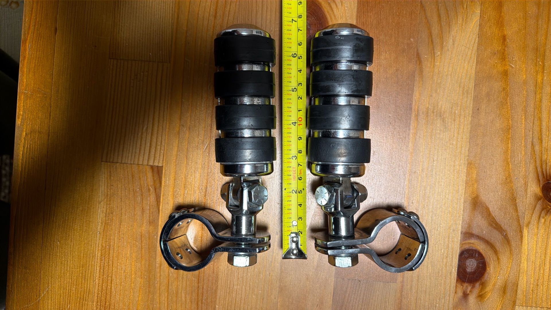 LARGE CHROME FOOTPEGS 
