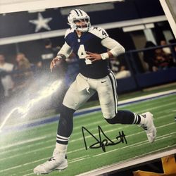 Cowboys Dak Prescott Signed Photo