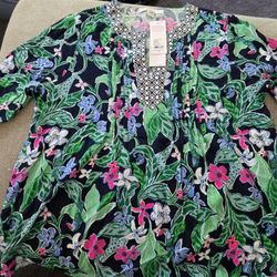Lilly Pulitzer Tunic Top Nwt Size Large