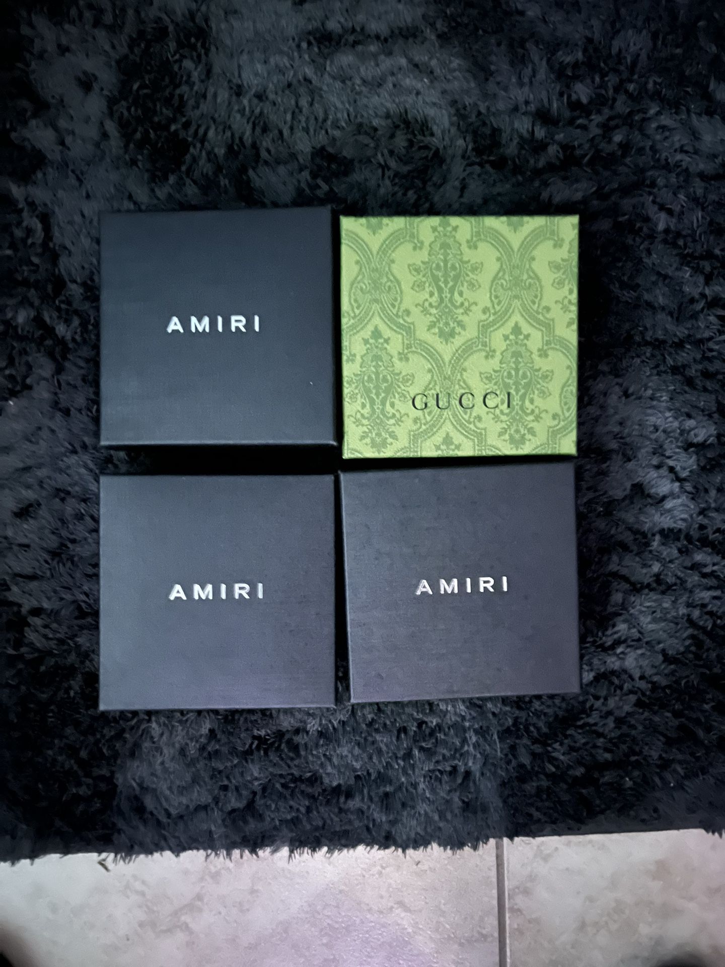 Amiri And Gucci Belts