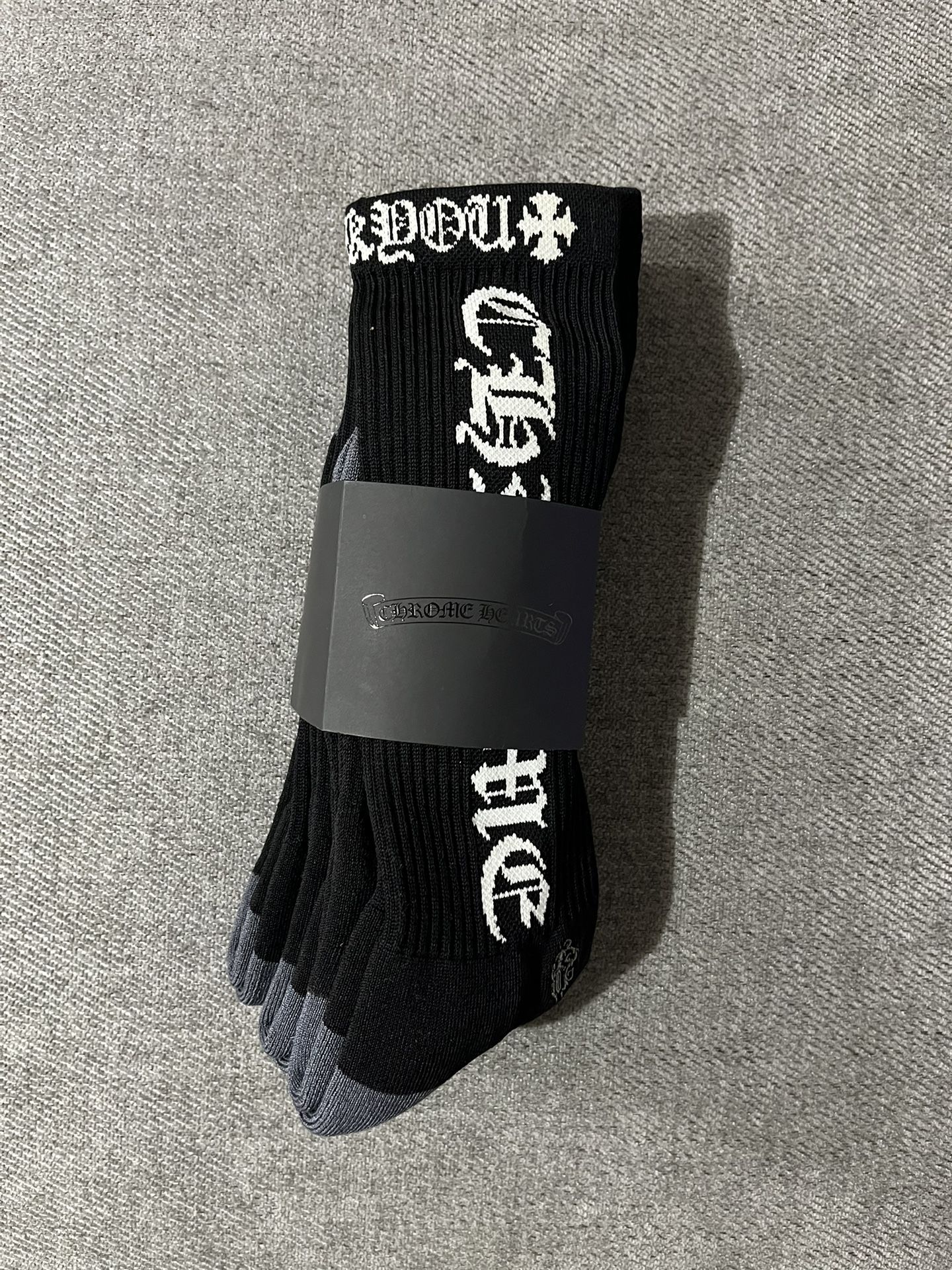 Chrome Hearts 3-Pack CH Socks Multicolor/Black for Sale in 