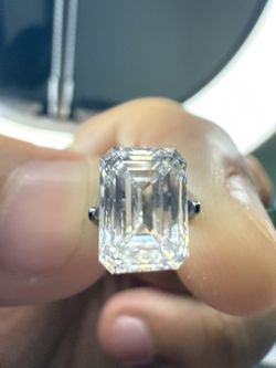 Vvs2 D Color 2.78ct Emerald Cut Lab Diamond Certified Diamond Laser Inscription
