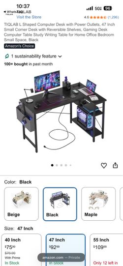 Pc Gaming desk 47”