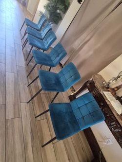 Set 6 chairs Velvet