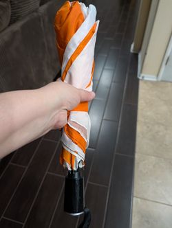 Umbrella Orange And White