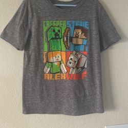 Jumping Beans Minecraft Boys Shirt Size 6