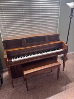 Upright Piano with Bench