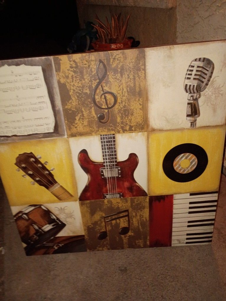 Cuadro Echo de Pintura $40 OBO