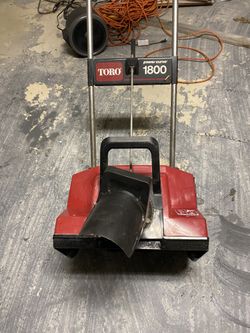 Toro S-1800 Power Curve Snowblower 