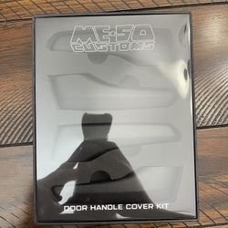 ME-SO Customs Door Handle Covers Black