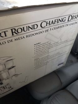 Chafing round dish