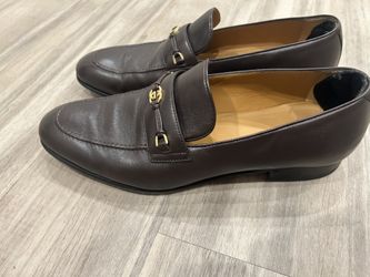 Gucci Men’s Interlocking G Apron Toe Loafers