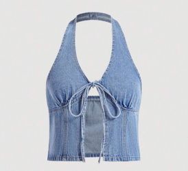 Denim top