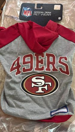 49ers Dog hoodie M