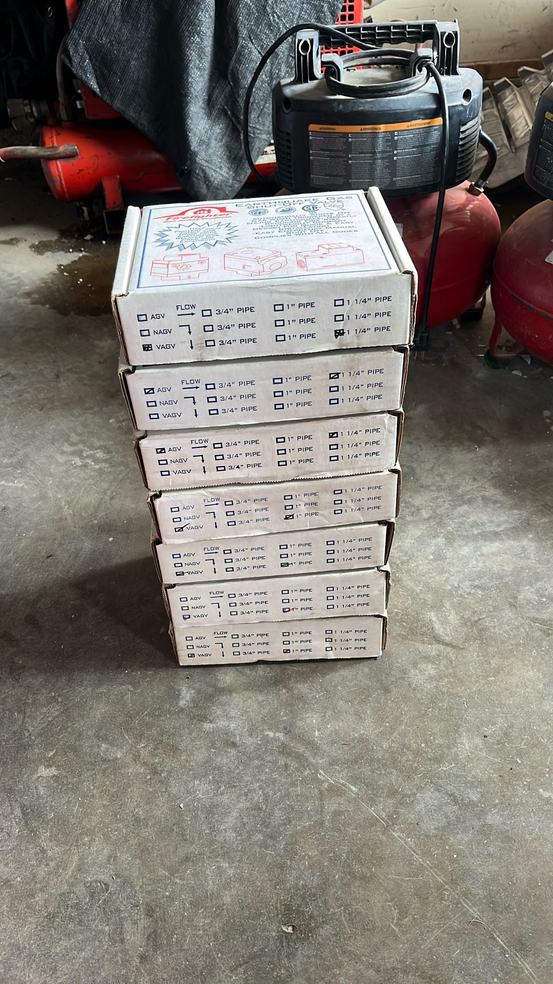 Little firefighter earthquake gas shut-off valve