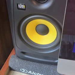 KRK Classic 5 Powered Studio Monitors And KRK 10” Subwoofer