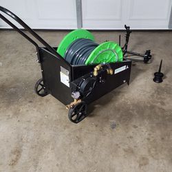 IRRIGLAD Automatic Irrigator Speed Adjustment Garden Hose Reel Cart for  Sale in Fresno, CA - OfferUp
