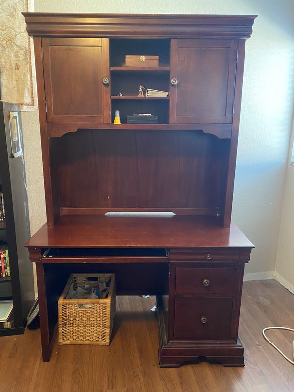 Mahogany Hutch/ Desk for Sale in Carlsbad, CA OfferUp