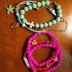 Assorted Bead Bracelets $4