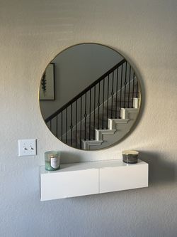 34” Round Mirror