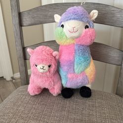 Cuddly Llama Rainbow Alpaca Doll 7" Soft Baby Stuffed Animal Toy