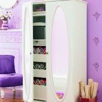 White Armoire BOMBAY KIDS Emily Armoire 