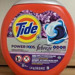Tide Power Pods + Febreze Odor Eliminators / 32-count (Brand New)

Multiple units available
