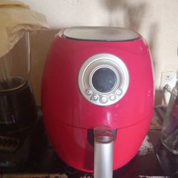 Freidora En Buen Estado Color Roja 