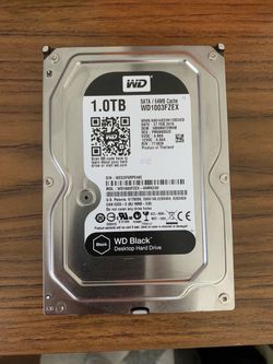 WD Black 1TB Desktop Hard Drive