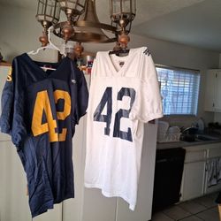 Large N.42 OILERS FOOTBALL JERSYESfor