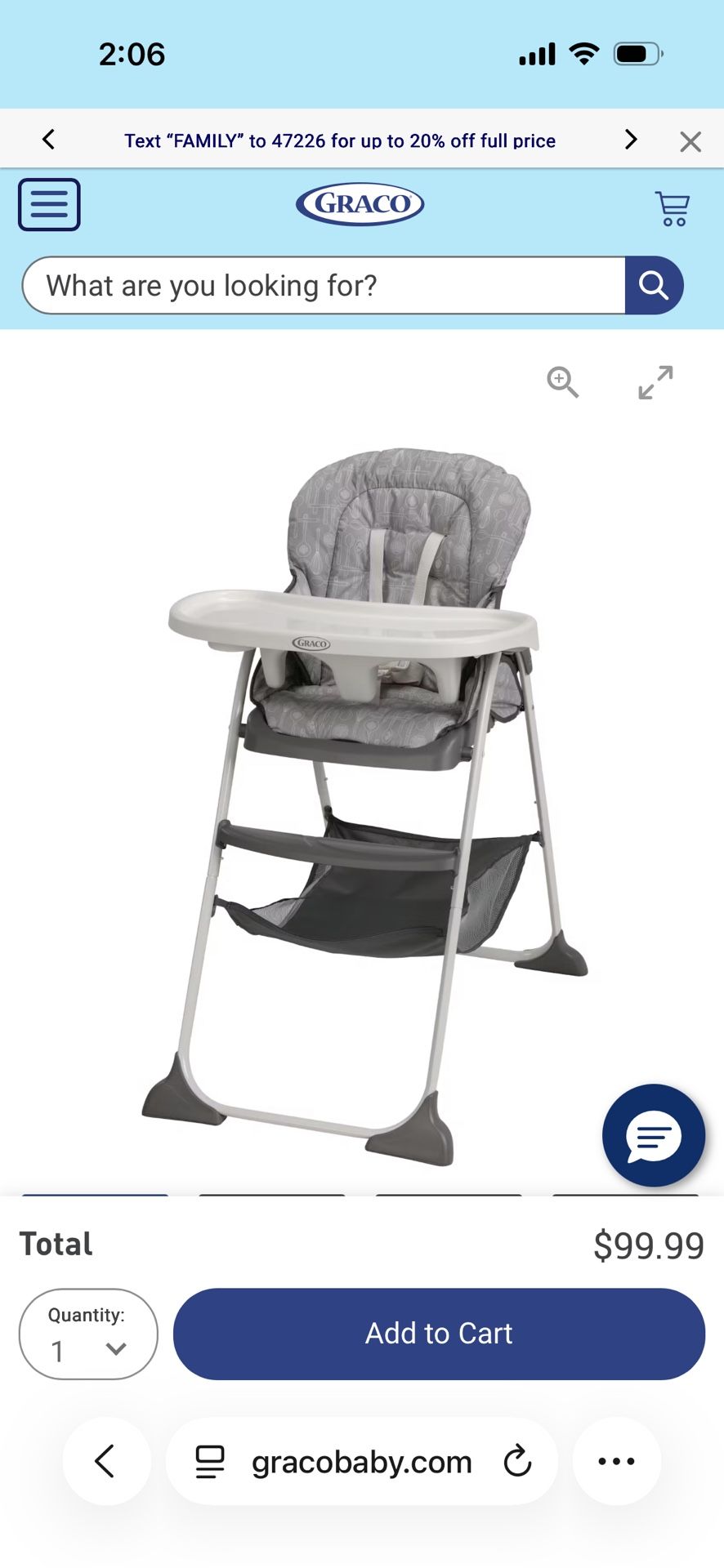 Graco Baby High Chair