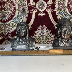 Banthrico Native American Chief Indian Piggy Bank Vintage