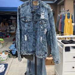 Xxl Denim Jacket Never Used