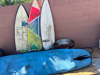 4 pieces surfboards good condition