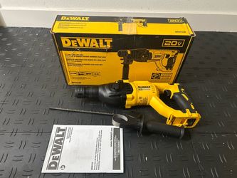 DEWALT 20V MAX Cordless Brushless 1 in. SDS Plus D-Handle Concrete and Masonry Rotary Hammer (Tool Only)